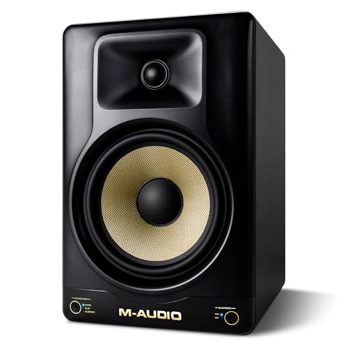 M-Audio Forty Eighty Cassa Monitor Da Studio Attiva Da 8" Per La Produzione E Il Mixing, Con Accurato Crossover Dsp, Eq, App Di Controllo E Bluetooth,