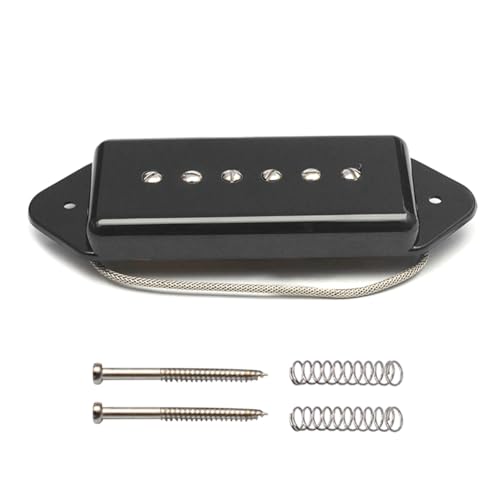 Pluuttiem Pickup Vintage P90 A Forma Di Orecchie Di Cane Alnico 5 Con Suono Tradizionale Retrò 52Mm Ponte Piano Per Chitarra Elettrica A Bobina Singol