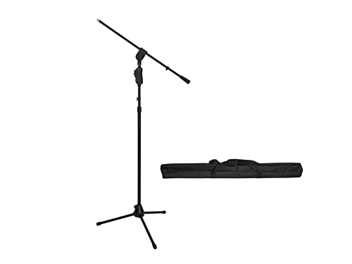 Omnitronic Set Microfono Treppiede Ms-3 Bk + Borsa