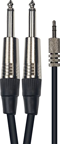 Cavo Da 3 Metri Di Longitud. Mini Jack Stereo Maschio A 2 Jacks Mono Maschio