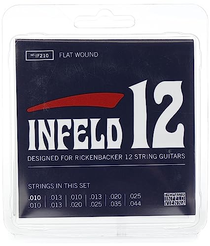 Corde Per Chitarra Elettrica Thomastik 12 Corde Flatwound If210