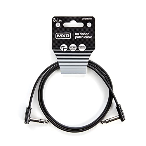 Jim Dunlop Mxr Cavo Patch Trs A Nastro 3 Piedi | 0,9 M, 1/4 Pollice Angolo Retto, 90 Cm (Dcistr3Rr)