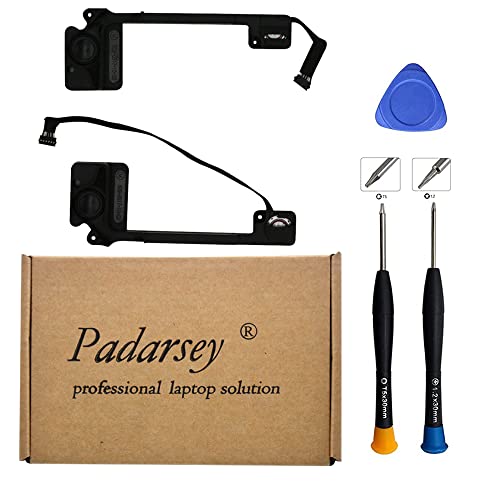 Padarsey Ricambio Interno Sinistro E Destro Altoparlante Compatibile Per Macbook Pro 13" Retina A1502 2013 2014 2015