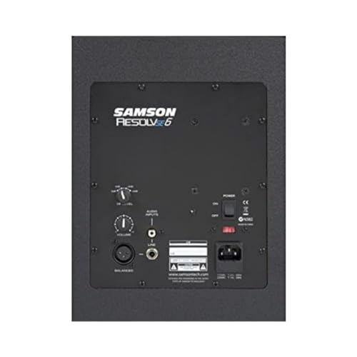 Samson Resolv Se6 100W Nero Altoparlanti - Altoparlanti (2-Vie, Con Filo, Rca/Xlr, 100 W, 45-27000 Hz, Nero)