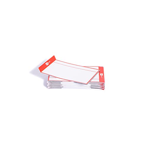 Patboard Lavagna Di Scrum E Lavagna Di Kanban Task Cards - Magnetico - Set Di 16 Carte Rossi