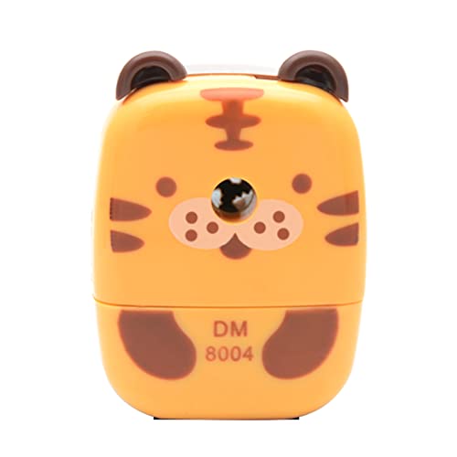 Temperamatite Manuale, Per Bambini, A Manovella Manuale, Per Ufficio, Classe, Motivo Con Tigre