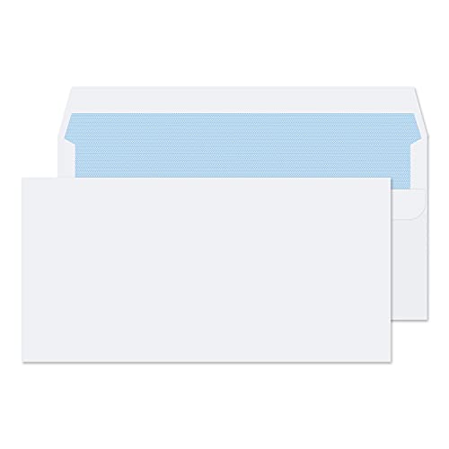 Blake Everyday 110 X 220 Mm 100 G/M2 Portafoglio Autosigillante (7772) Bianco, Confezione Da 500