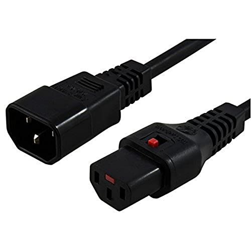 Iec Lock Pc1024 Cavo Di Alimentazione Nero 1 M Accoppiatore C14 Accoppiatore C13