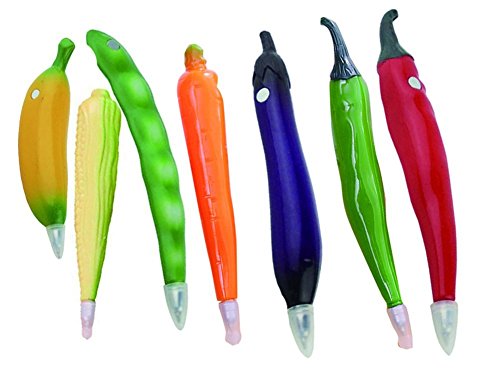 Ict 7 Pezzi Di Penna Calamita Frigo Verdura Fridge Magnet Pen Vegetables