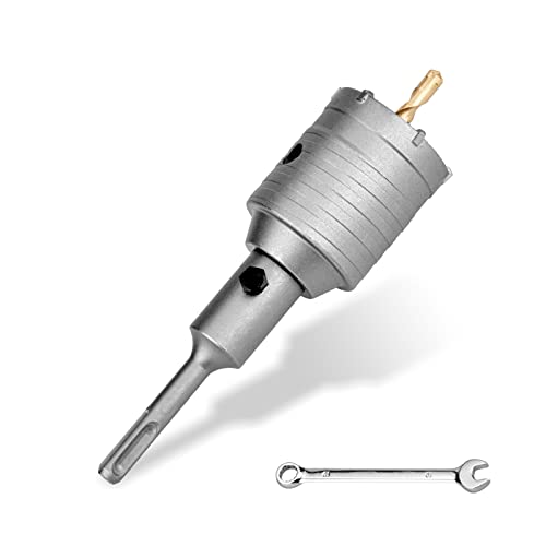 Set Di Punte Per Trapano Sds Plus, 40 Mm, Filettatura M22, Sds Plus, Adattatore 120 Mm E Punta Di Centraggio 8X110 Mm, Per Sega A Tazza Per Muratura,