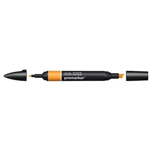 Winsor & Newton 0203195 - Pennarello A Doppia Punta , Arancione (Amber), 3.5X19.5X1.4 Cm