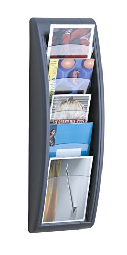 Paperflow Quick Fit 4063.11 Espositore Parete Struttura In Polistirene Antracite