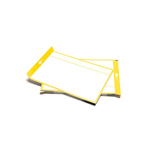 Patboard Scrum Board & Kanban Board Grandi Task Cards Magnético - Set Di 8-6 Colori - Giallo