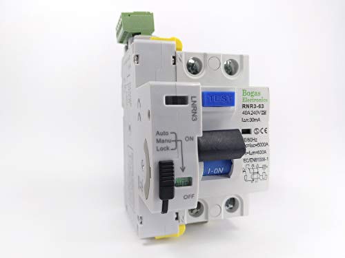 Interruttore Differenziale A Riarmo Automatico 40A (Type A. Componente Elettronico)