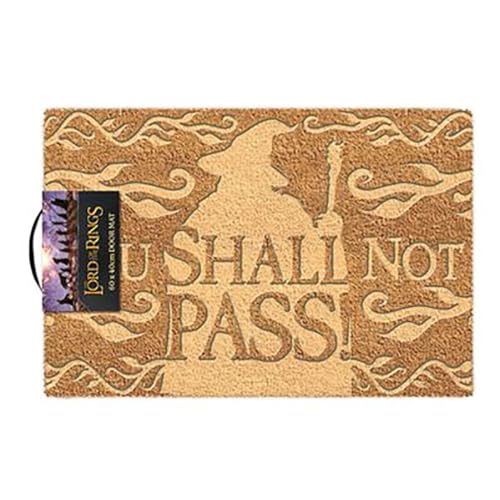 Pyramid Zerbino Con Scritta "Lord Of The Rings You Shall Not Pass"