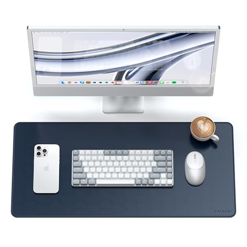Satechi Tappetino Da Scrivania In Materiale Sintetico (Pu), Grande Per Mouse Antigraffio E Resistente All'Acqua,Facile Da Pulire, Per Ufficio E Casa,
