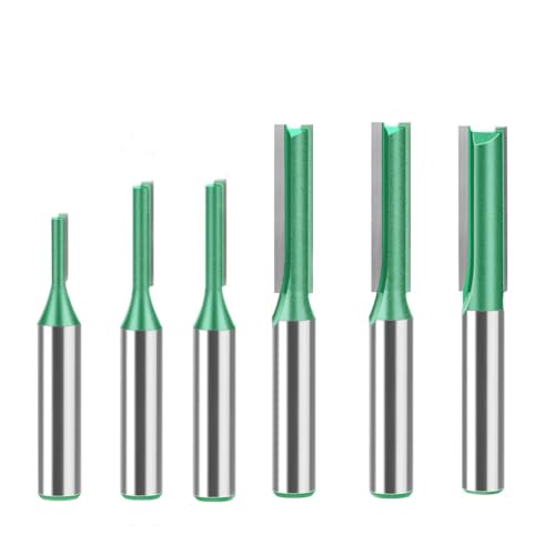 Wsoox 8 Mm, Fresa Per Scanalature, 6 Pezzi, Per Lavorazione Del Legno, Ø 3 Mm, 4 Mm, 5 Mm, 6 Mm, 7 Mm, 8 Mm.