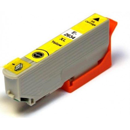 Italy'S Cartridge Cartuccia T2634,Gialla, Compatibile Comchip Per Epson Expression Premium Xp600, Xp605, Xp700, Xp800, 26Xl, 10 Ml