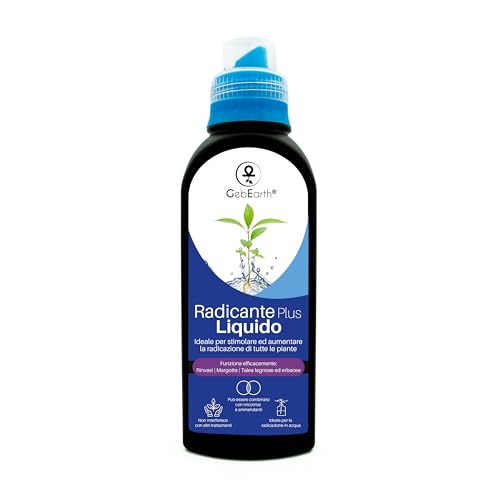 Gebearth® | Radicante Per Piante Liquido Plus【500 Ml】| Formulazione Esclusiva Che Velocizza E Potenzia La Crescita Di Radici In Talee E Piante Rinvasa