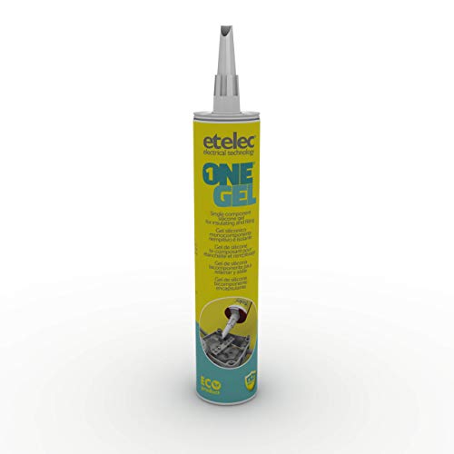 Etelec Onegel Gel Siliconico Riaccessibile Pronto Uso Riempimento Isolanti Sigillature 0,300 Litri