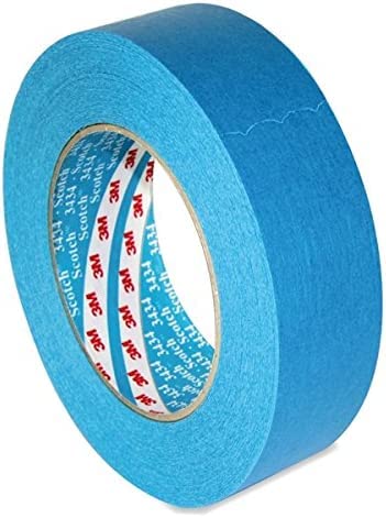 Dpm Tapes 3434 - Nastro Mascheratura Per Carrozzeria, Telai, Siliconature, Modellismo 25 Mm X 50 M, Colore: Blu (1 Roll)