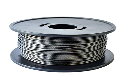 Arianeplast Pla Filament - Materiale Per Stampa 3D - 1.75Mm - 1Kg - Prodotto Di Qualità E Certificato - Produzione Francese - Nero Metallico