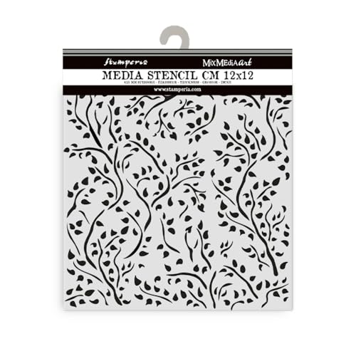 Stamperia - Thick Stencils For Scrapbooks, Albums, Cards, Bullet Journalling, And More, Flexible Material, Easy To Clean, Perfect For Hobbies, Crafts