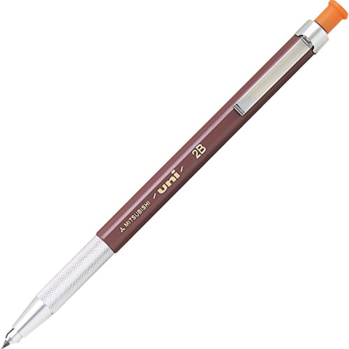 Uni 2.0 Mm Lead Holder Drop Type Refill, 2B (Mh5002B) 2B