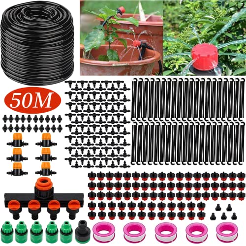 Kit Di Irrigazione A Goccia, 285 Pezzi Micro Drip Irrigation Kit Irrigazione Automatica Sprinkler Irrigazione Sistema Giardino Irrigazione Serra Siste