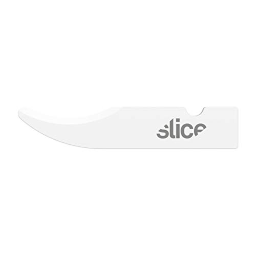 Slice 10536 Lama Di Ricambio In Ceramica, Cuciture Arrotondate 4 Pezzi.