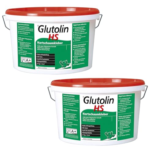 Colla Glutolin Hs 2 X 8 Kg Colla Per Depron Collante Per Pannelli Isolanti Depron
