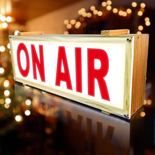 Luce Di Registrazione, On Air Light Box, Schermo Al Neon Live On Air, On Air Signs Light, On Air, Studio Led Illuminato, Segnale Di Avvertimento Per S