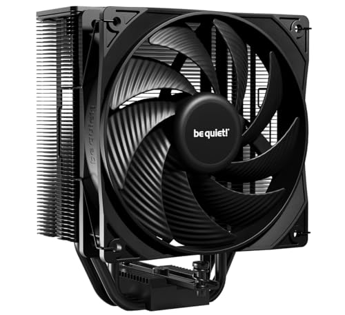 Be Quiet! Pure Rock 3 Black Cpu Air Cooler | 4 Tubi Di Calore Ad Alte Prestazioni Da 6 Mm Con Tecnologia Hdt | Ventola Pwm Da 120 Mm | Amd: Am4 Am5/In