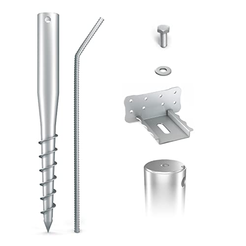 Maxerio 60 Cm Base-Set 6Er Fondazione A Vite + Accessori; Ø 60 X 2; M12