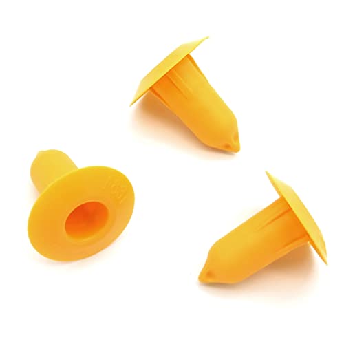 Vvo Fasteners- Clip Gialle In Plastica. Per Rivestimento Laterale Interno. Compatibile Con Alfa Romeo Giulietta, (10 Pezzi)