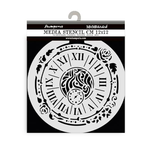 Stamperia - Thick Stencils For Scrapbooks, Albums, Cards, Bullet Journalling, And More, Flexible Material, Easy To Clean, Perfect For Hobbies, Crafts