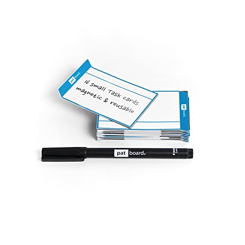 Patboard Scrum Board Y Kanban Board Piccole Task Cards Magnético - Set Di 16-6 Colori - Azul