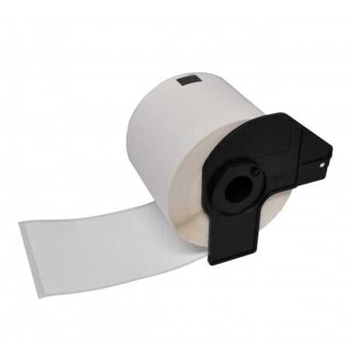 Brother Dk11241 - Etichette Generiche Pretagliate Per Spedizioni Grandi - 102 X 152 Mm - 200 Pezzi - Testo Nero Su Sfondo Bla
