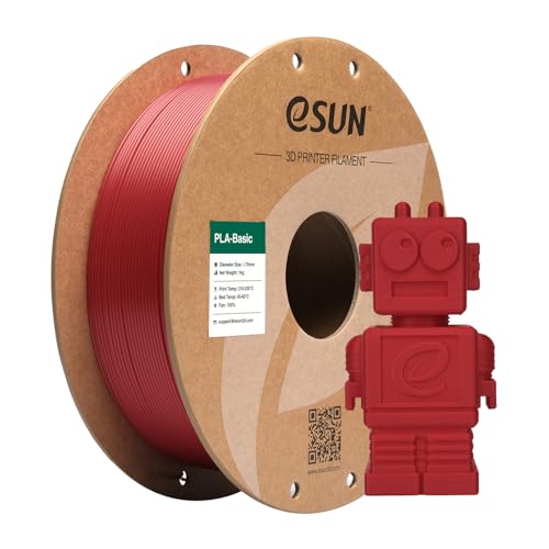 Esun Filamento Pla 1,75 Mm, Filamento Di Basic Pla Per Stampanti 3D Precisione Dimensionale +/- 0,05 Mm, Bobina Da 1 Kg (2,2 Libbre) Filamento Pla Vel