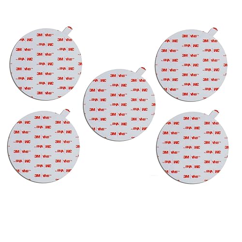 Indian Store 24 5 Pezzi 80 Mm Diameter 3 M 4950 Vhb Biadesivo, Extra Resistente, Nastro Adesivo In Schiuma Acrilica Ad Alte Prestazioni, Per Interni E