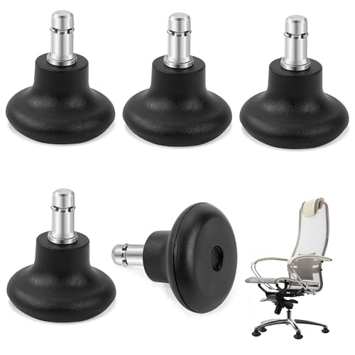 Piedini Fissi Per Sedie Girevoli Piedini Rotelle Per Sedie Ufficio A Ruote Fisse, 11 Mm X 22 Mm Sostituzione Base Per Gambe Della Sedia, Bell Glides P