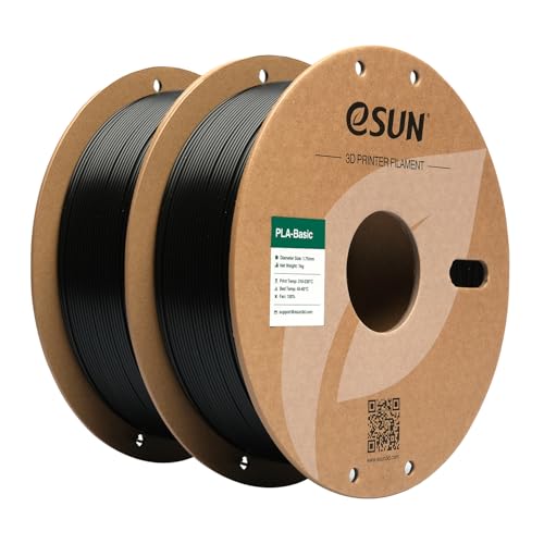 Esun Filamento Pla 1,75 Mm, Filamento Di Basic Pla Per Stampante 3D Precisione Dimensionale +/- 0,03 Mm, 1 Kg Per Bobina, 2 Bobine Di Filamento 3D Per
