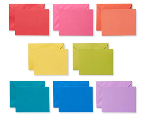 Uk Greetings, Confezione Da 200 Biglietti Bianchi Per Lui/Lei/Amici, Design Colorati, Perfetti Per Lavori Artigianali, Biglietti Di Ringraziamento E A