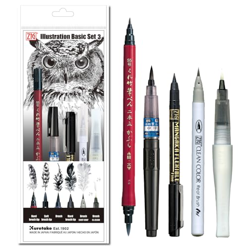 Kuretake Zig Inktober Special Set (5 Pcs Set)