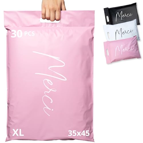 Emballax - 30 Buste Per Spedizioni Vinted - Taglia Xl 45X35Cm - Non Transparenti/Ultra-Resistenti - Sacchetti Spedizione In Plastica - Pochette Per Sp