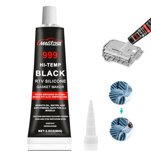 Scivee Sigillante Motore Alte Temperature,Pasta Nera Guarnizioni Motore,Pasta Per Guarnizioni Motore Nero,Pasta Nera Guarnizioni Motore -85G