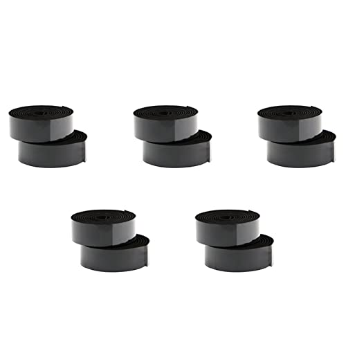Venoal 10 X Road Bike Bike Bike Sughero Manubrio Grip Wrap Tape + 10 Bar Spine, Nero