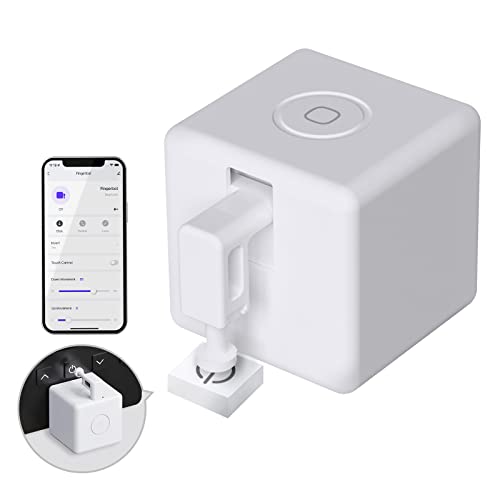 Moes Fingerbot Plus Smart Switch Toggle, Pulsante Intelligente Pusher Con Controllo Touch,Compatibile Con Smart Life/Tuya App,Per Alexa/Google Home E