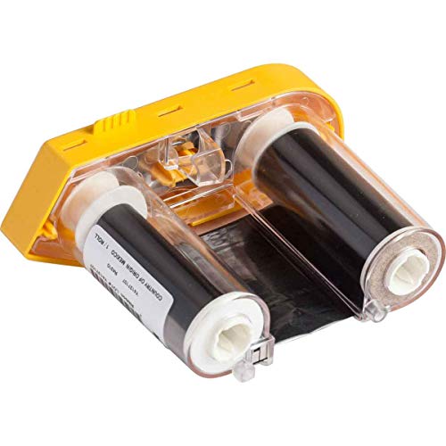 Brady M61-R4310 - Nastro Per Stampante Serie Bmp61 R4300, Cera/Resina, Nero, 5 Cm Di Larghezza X 75 Cm
