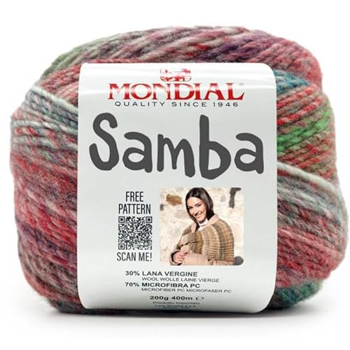 Mondial Samba Gomitolo Rosso Cod.652